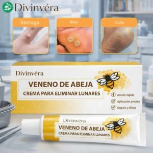 Divinvéra Veneno de Abeja Crema Para Eliminar Lunares