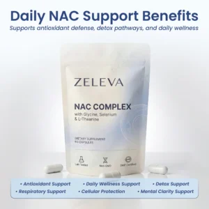 Zeleva NAC Complex with Glycine, Selenium & L-Theanine
