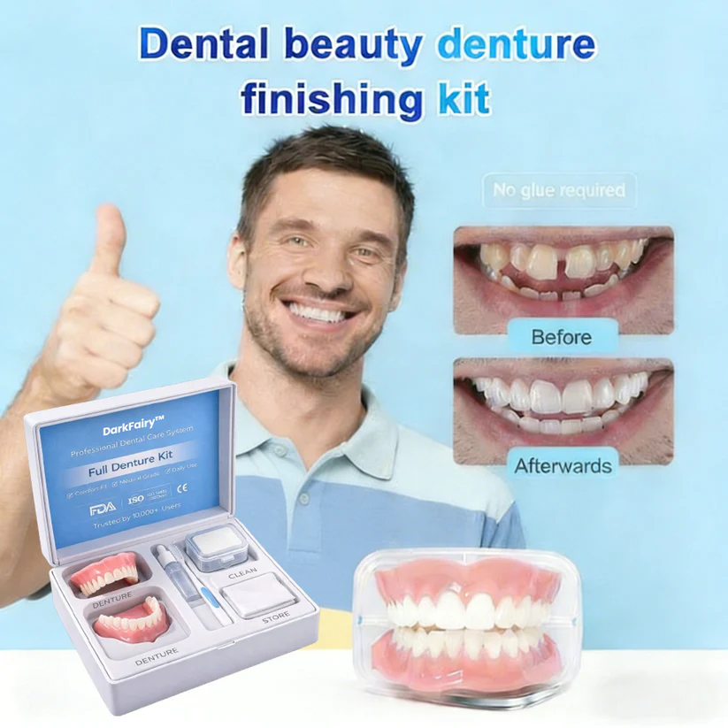 DarkFairy Professional Dental Care Full Denture Kit
